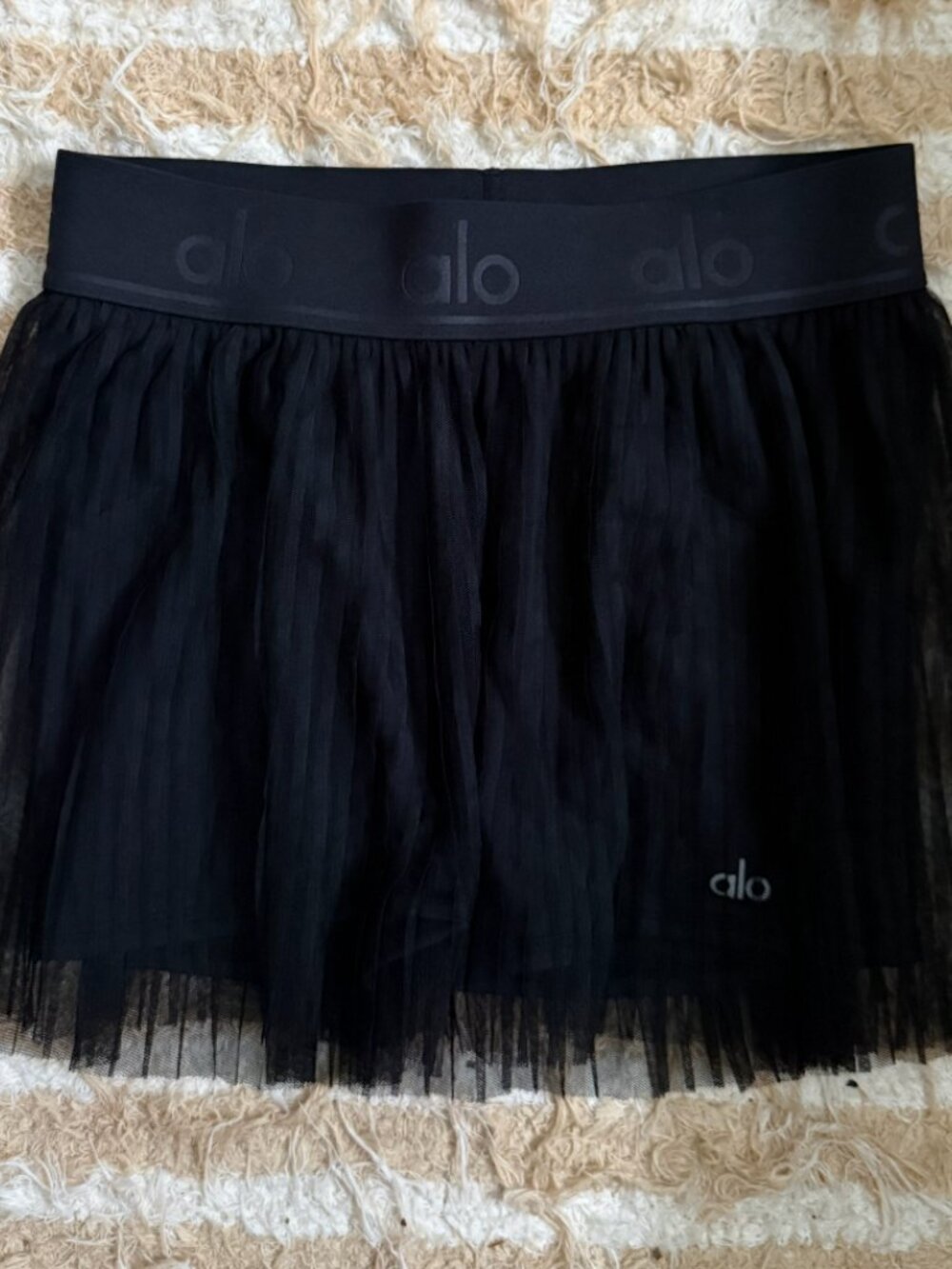 Mesh Flirty Tennis Skirt Alo - Picture 3 of 4